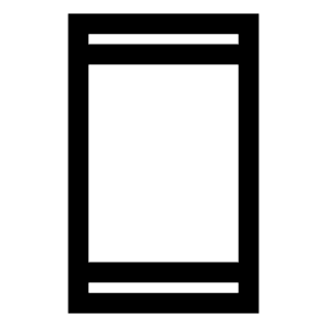 Smartphone Icon from Sharp Line - Material Symbols Set