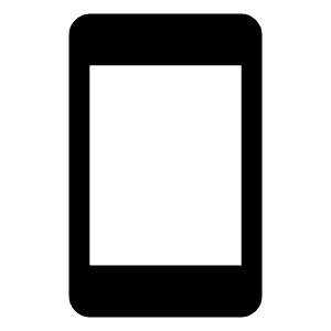 Smartphone Fill Icon from Rounded Fill - Material Symbols Set