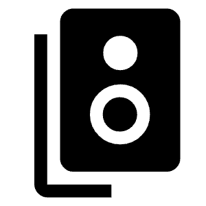 Speaker Group Fill Icon from Outlined Fill - Material Symbols Set