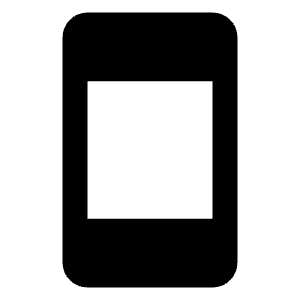 Stay Current Portrait Fill Icon from Rounded Fill - Material Pro Free Set