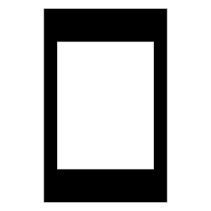 Stay Current Portrait Fill Icon from Sharp Fill - Material Symbols Set