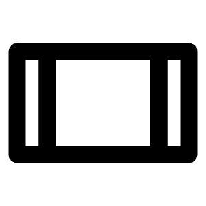 Stay Primary Landscape Icon from Outlined Line - Material Pro Free Set