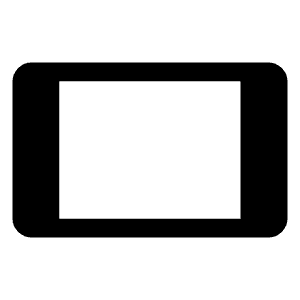 Stay Primary Landscape Fill Icon from Rounded Fill - Material Symbols Set