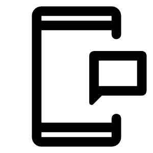 Stream Apps Icon from Rounded Line - Material Symbols Set