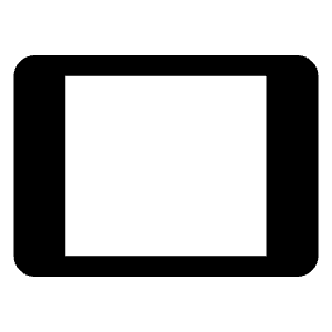 Tablet Fill Icon from Rounded Fill - Material Symbols Set