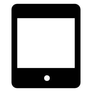 Tablet Mac Fill Icon from Outlined Fill - Material Symbols Set