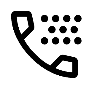 Tty Icon from Outlined Line - Material Symbols Set