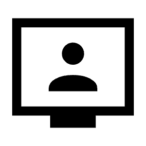 Tv Signin Icon from Sharp Line - Material Symbols Set