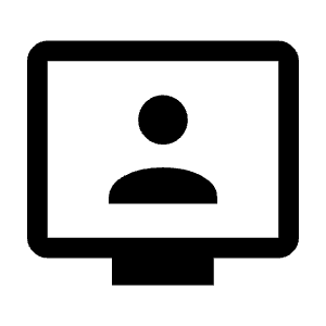 Tv Signin Icon from Outlined Line - Material Symbols Set