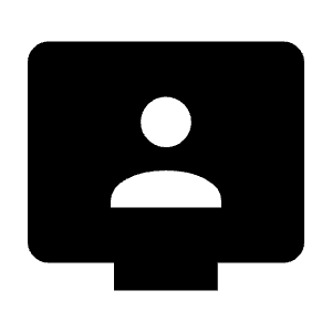 Tv Signin Fill Icon from Outlined Fill - Material Symbols Set