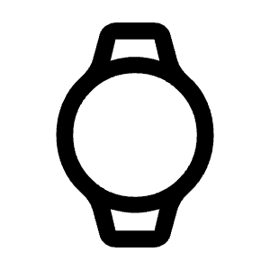 Watch Icon from Rounded Line - Material Symbols Set