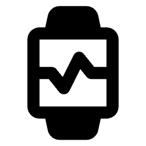 Watch Pulse Alt Fill Icon from Rounded Fill - Material Pro Free Set