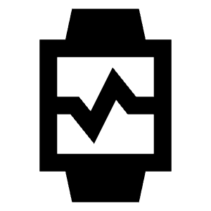 Watch Pulse Alt Fill Icon from Sharp Fill - Material Pro Free Set