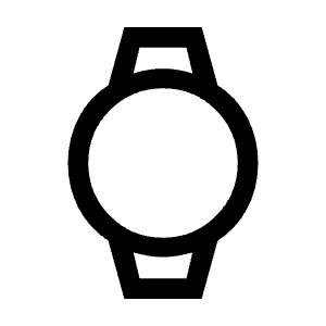 Watch Icon from Sharp Line - Material Symbols Set | Free Download as SVG Vector and Transparent PNG | Streamline icons