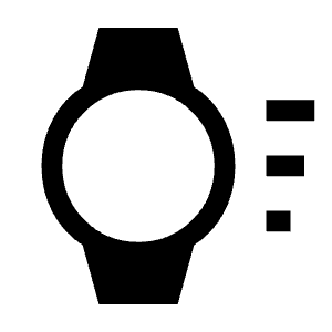 Watch Wake Fill Icon from Outlined Fill - Material Symbols Set