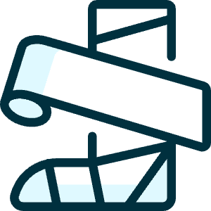 Bandage Leg Icon from Ultimate Duotone - Free Set