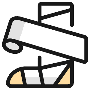 Bandage Leg Icon from Ultimate Colors - Free Set