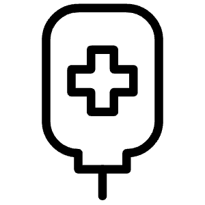 Blood Bag Cross Icon from Ultimate Light - Free Set