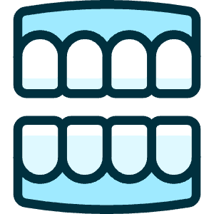 Dentistry Tooth Jaws Icon from Ultimate Duotone - Free Set