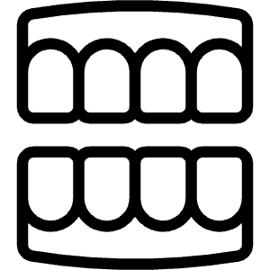 Dentistry Tooth Jaws Icon from Ultimate Light - Free Set