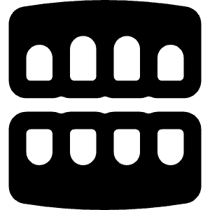 Dentistry Tooth Jaws Icon from Ultimate Bold - Free Set