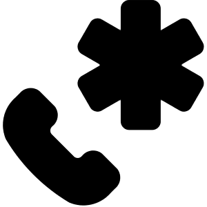 Emergency Call Icon from Ultimate Bold - Free Set