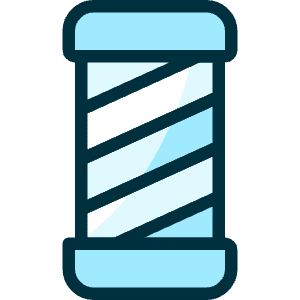 Hair Dress Barber Icon from Ultimate Duotone - Free Set