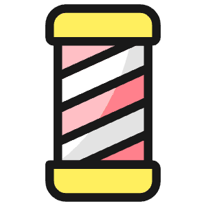 Hair Dress Barber Icon from Ultimate Colors - Free Set