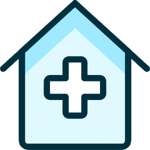 Hospital House Icon from Ultimate Duotone - Free Set