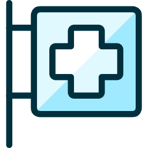 Hospital Sign Icon from Ultimate Duotone - Free Set