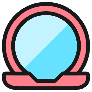 Make Up Mirror 1 Icon from Ultimate Colors - Free Set