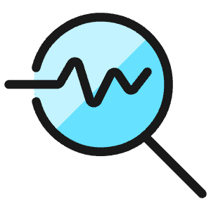 Monitor Heart Beat Search Icon from Ultimate Colors - Free Set