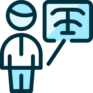 Radiology Scan Doctor Icon from Ultimate Duotone - Free Set