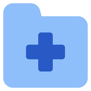 Medical Folder Icon from Core Flat Set