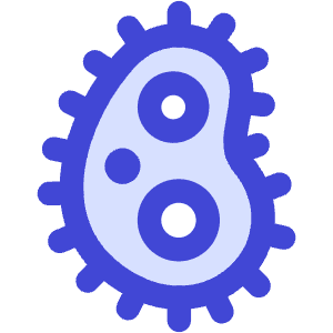 Bacteria Virus Cells Biology Icon from Core Duo - Free Set
