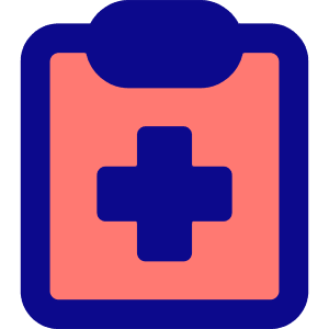 Checkup Medical Report Clipboard Icon from Core Pop - Free Set