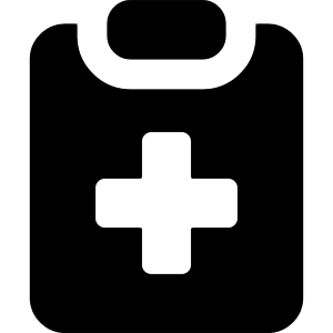 Checkup Medical Report Clipboard Icon from Core Solid - Free Set