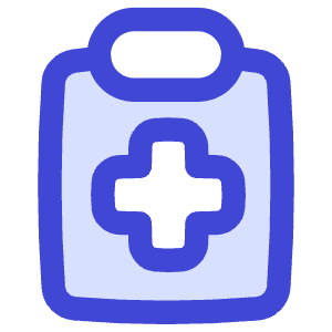 Checkup Medical Report Clipboard Icon from Flex Duo - Free Set