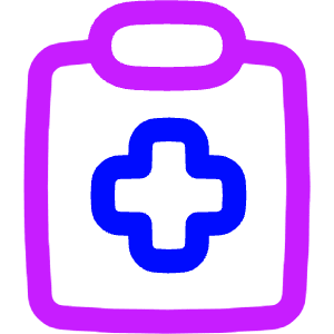Checkup Medical Report Clipboard Icon from Flex Neon - Free Set