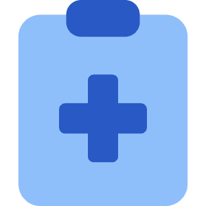 Checkup Medical Report Clipboard Icon from Core Flat - Free Set