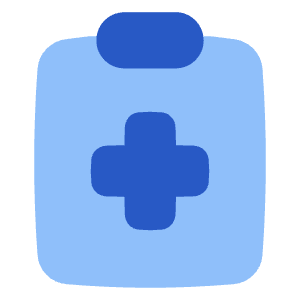 Checkup Medical Report Clipboard Icon from Flex Flat - Free Set