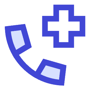 Emergency Call Icon from Sharp Duo - Free Set