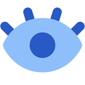 Eye Optic Icon from Core Flat - Free Set
