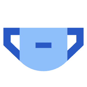 Flu Mask Icon from Sharp Flat - Free Set