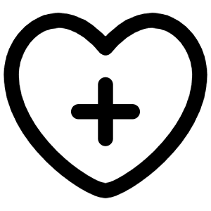 Heart Cross Icon from Flex Line - Free Set