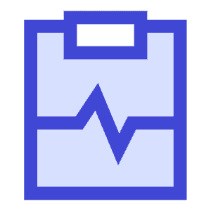 Heart Rate Clipboard Icon from Sharp Duo - Free Set