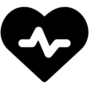 Heart Rate Pulse Graph Icon from Core Solid - Free Set
