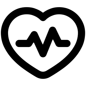 Heart Rate Pulse Graph Icon from Plump Remix - Free Set