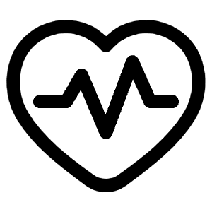 Heart Rate Pulse Graph Icon from Plump Line - Free Set