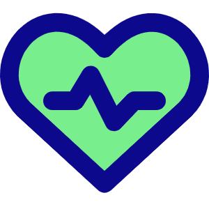 Heart Rate Pulse Graph Icon from Core Pop - Free Set